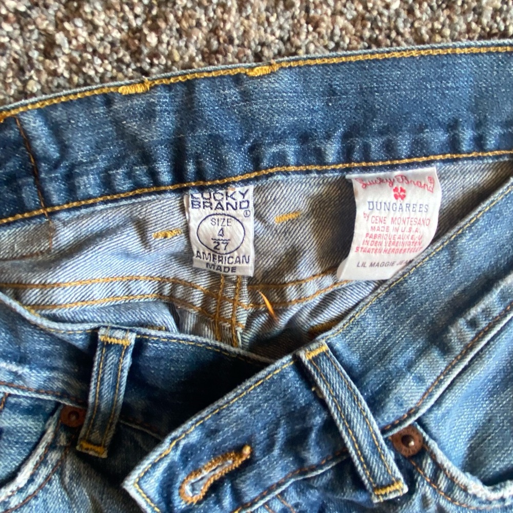 Lucky Brand Women's Embroidered Floral Denim Jeans Size 27/4